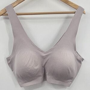 Blake & Co. Feather Luxe V-Neck Molded Cup Bra Violet Purple Size 2X